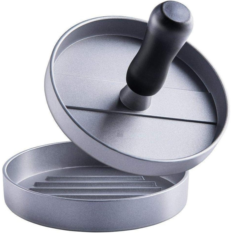 Burger Press Aluminum Hamburger Presser Maker Bbq Ideal Cave Tools