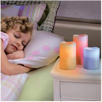 Luma 12 Colour Changing Candles Real Wax Flameless With Remote Control Timer