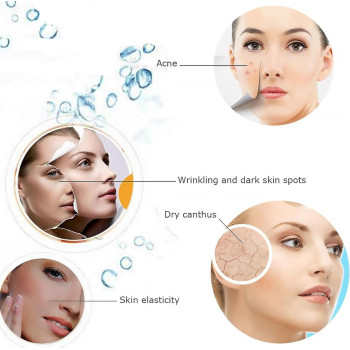 Electric Face Steamer Facial Face Steamer Deep Cleanser Mist Steam Sprayer Spa Skin Vaporizer Promote Blood Circulation, Purple