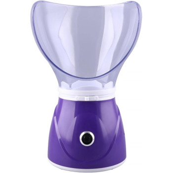 Electric Face Steamer Facial Face Steamer Deep Cleanser Mist Steam Sprayer Spa Skin Vaporizer Promote Blood Circulation, Purple