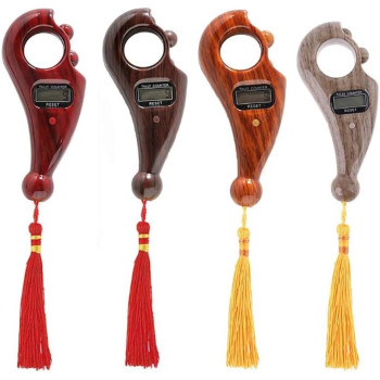 Digital Finger Tasbeeh Portable Rotating Prayer Beads With Digital Counter, Accurate Decompression Toy With Buddha Beads For Buddhist