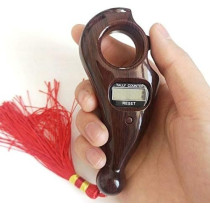 Digital Finger Tasbeeh Portable Rotating Prayer Beads With Digital Counter, Accurate Decompression Toy With Buddha Beads For Buddhist