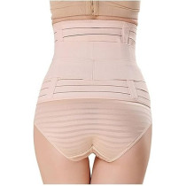 Postpartum Body Corset Recovery Support Abdominal Belt Body Shaper Postpartum Body Gown Postpartum Cesarean Section Waist Tightening For Women One Size Beige