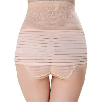 Postpartum Body Corset Recovery Support Abdominal Belt Body Shaper Postpartum Body Gown Postpartum Cesarean Section Waist Tightening For Women One Size Beige