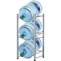 NEX 3-Tier Water Bottle Holder Cooler Jug Rack, 5 Gallon Storage Rack Detachable Heavy Duty Cabby
