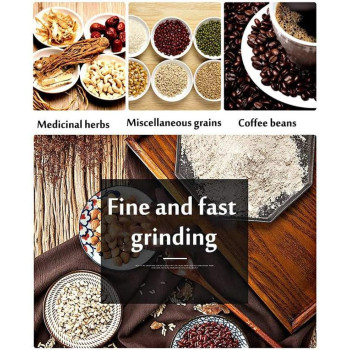 Nlywb Multipurpose Electric Coffee Bean Grinder, Premium Stainless Steel Mill Grinding Tool For Seeds, Spice, Herbs, Nuts, Transparent Lid With 50G Capacity