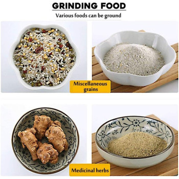 Nlywb Multipurpose Electric Coffee Bean Grinder, Premium Stainless Steel Mill Grinding Tool For Seeds, Spice, Herbs, Nuts, Transparent Lid With 50G Capacity