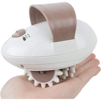 Zhangda Handheld Full Body Massager, 3D Roller Mini Fat Burn Massage Machine for Face, Arm, Hand, Neck, Foot and Body