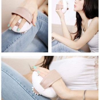 Zhangda Handheld Full Body Massager, 3D Roller Mini Fat Burn Massage Machine for Face, Arm, Hand, Neck, Foot and Body