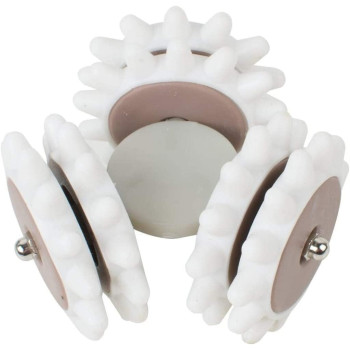 Zhangda Handheld Full Body Massager, 3D Roller Mini Fat Burn Massage Machine for Face, Arm, Hand, Neck, Foot and Body