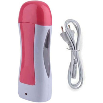 Swamine Wax Roll OnHeater Wax Heating Warmer Machine Eplicator Roll On Wax Heater For Refill Cartridge Depilatory Roll On Wax Heater Hair Removal Roller Waxing Kit For Women