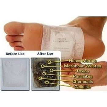 Cierie Kinoki Cleaning Detox Foot Pads, Detox Foot Patches For Toxins, ABS Cleansing Detox Foot Spa Pads, Pack of 10