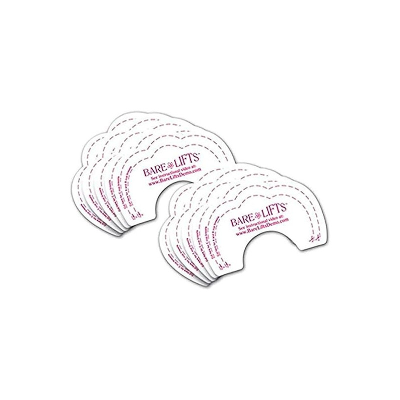 Bare Lifts Yameem 10 Piece Invisible Adhesive Breast Lift Pads, Lifts Instant Boob Lift Pasties For, Breast Lift Push It Up Bust Shaper Bra, Strapless Nippleless Tape Adhesive