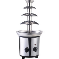 Chocolate Fountain Machine, Stainless Steel Chocolate Fondue Maker, Durable for Home Cafe