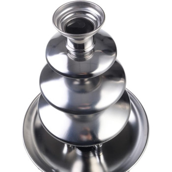 Chocolate Fountain Machine, Stainless Steel Chocolate Fondue Maker, Durable for Home Cafe