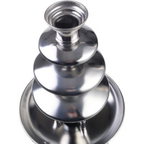 Chocolate Fountain Machine, Stainless Steel Chocolate Fondue Maker, Durable for Home Cafe
