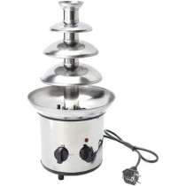 Chocolate Fountain Machine, Stainless Steel Chocolate Fondue Maker, Durable for Home Cafe