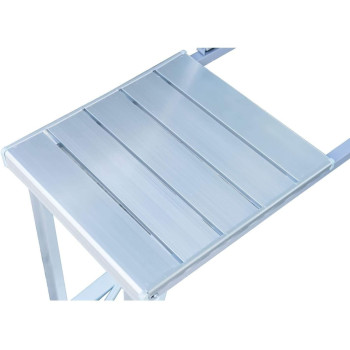 Panth Heavy Duty Aluminium Portable Outdoor Folding Picnic Table and 4 Chairs Set With Umbrella, Multicolour