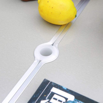 Panth Heavy Duty Aluminium Portable Outdoor Folding Picnic Table and 4 Chairs Set With Umbrella, Multicolour