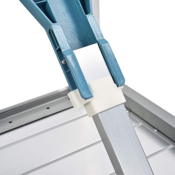 Panth Heavy Duty Aluminium Portable Outdoor Folding Picnic Table and 4 Chairs Set With Umbrella, Multicolour