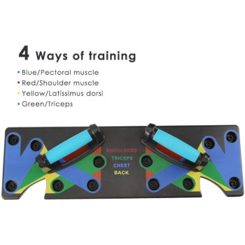 Dufan 18 in 1 Push Up System Fitness Workout Training Gym Exercise Stands (9 in 1)