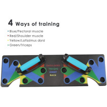 Dufan 18 in 1 Push Up System Fitness Workout Training Gym Exercise Stands (9 in 1)