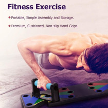 Dufan 18 in 1 Push Up System Fitness Workout Training Gym Exercise Stands (9 in 1)