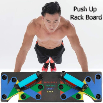 Dufan 18 in 1 Push Up System Fitness Workout Training Gym Exercise Stands (9 in 1)