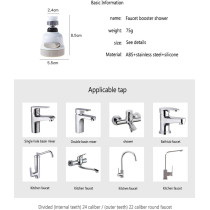 Bestech Knives Water Faucet Filter, 3 Modes Position Adjustable Sink Faucet Sprayer Head, High Water Flow Tap Water Head For Home Kitchen Bathroom, Booster Shower Water Saver