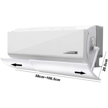 Split AC adjustable Flow Deflector Air Conditioner Deflector Air Wing Air Cooled Anti Blast Baffle Wind Direction Telescopic Windshield For Home