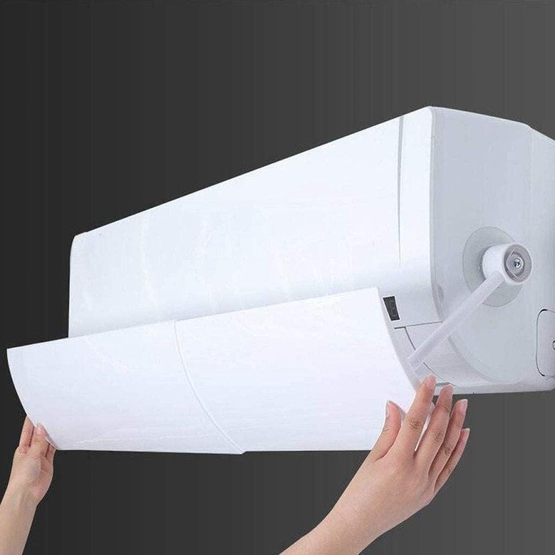 Split AC adjustable Flow Deflector Air Conditioner Deflector Air Wing Air Cooled Anti Blast Baffle Wind Direction Telescopic Windshield For Home