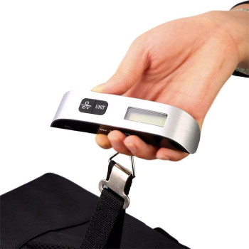 Portable LCD Digital Hanging Luggage Scale Travel Electronic Weight, New 50kg/10g