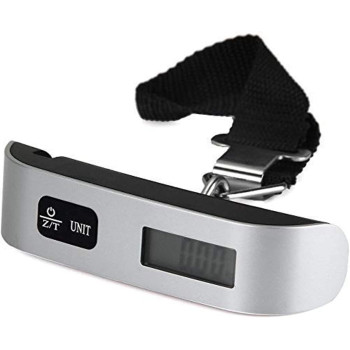 Portable LCD Digital Hanging Luggage Scale Travel Electronic Weight, New 50kg/10g