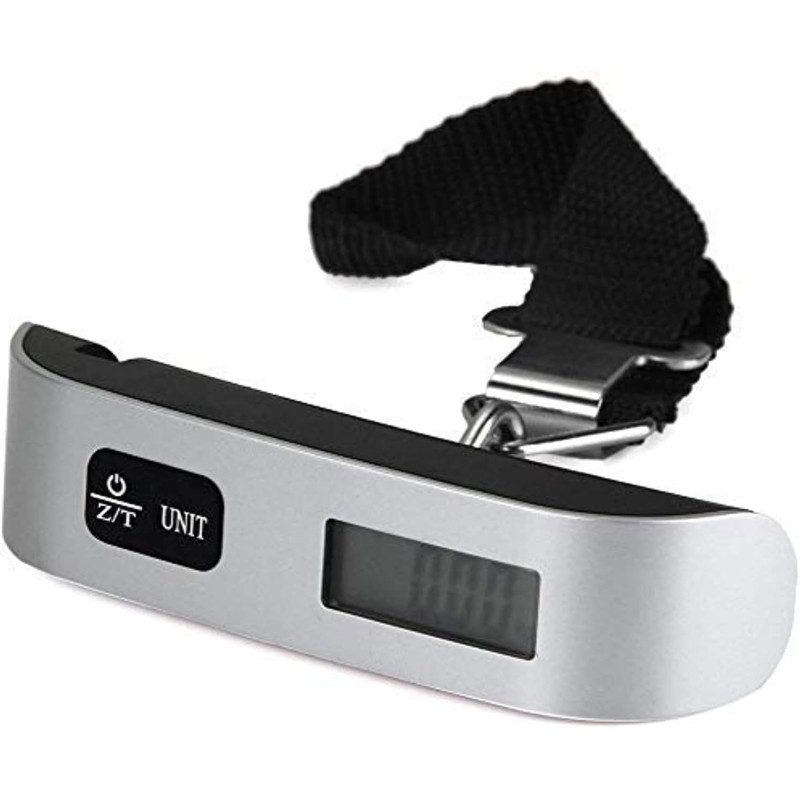 Portable LCD Digital Hanging Luggage Scale Travel Electronic Weight, New 50kg/10g