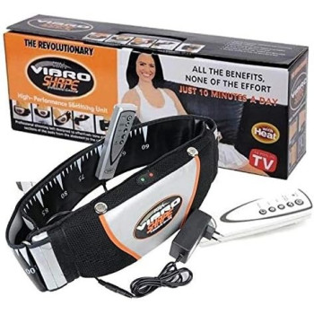 Electric Slimming Belt Weight Lose Magnet Vibration Massage Fat Burner Body Shake Waist Trainer Belly Vibro Shape Vibrating Heating For Men And Women