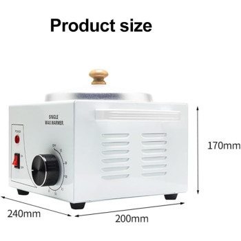 Zertylre Electric Chocolate Melting Machine Aluminum Alloy 1 Pot x 600ML 100W Chocolate Tempering Melter Machine 0 Degree 80 Degree With Handle, For Chocolate, Candy, Butter, Cheese