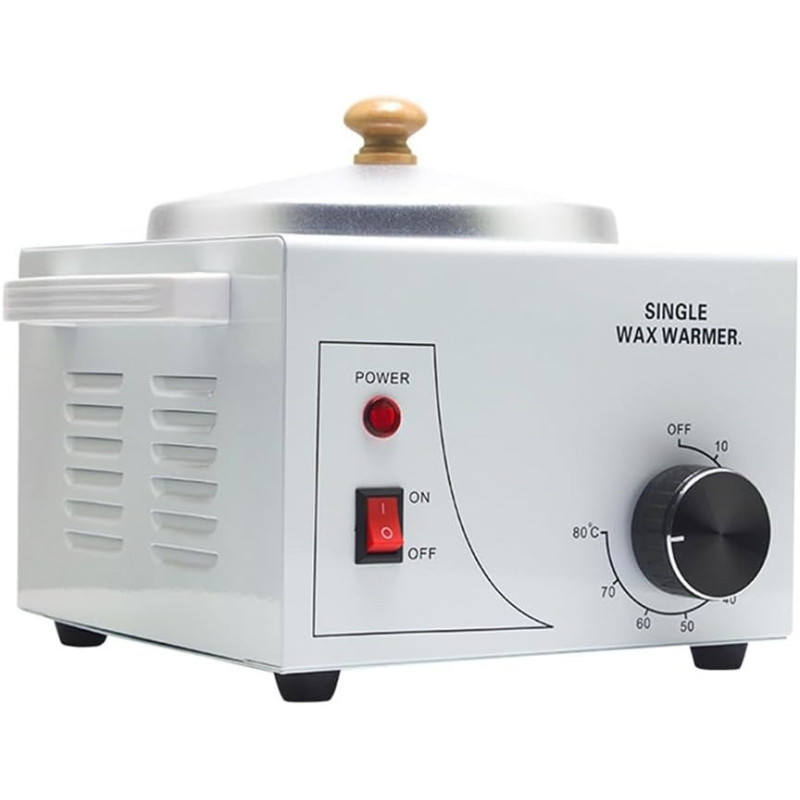 Zertylre Electric Chocolate Melting Machine Aluminum Alloy 1 Pot x 600ML 100W Chocolate Tempering Melter Machine 0 Degree 80 Degree With Handle, For Chocolate, Candy, Butter, Cheese
