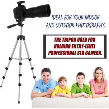 Blackfellsouq Four-Section Legs Camcorders Foldable Aluminum Alloy Tripod Stand Portable Phone Projector Holder For Slr Camera Camcorder
