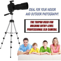 Blackfellsouq Four-Section Legs Camcorders Foldable Aluminum Alloy Tripod Stand Portable Phone Projector Holder For Slr Camera Camcorder