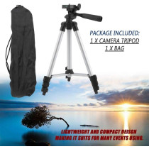 Blackfellsouq Four-Section Legs Camcorders Foldable Aluminum Alloy Tripod Stand Portable Phone Projector Holder For Slr Camera Camcorder