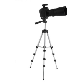 Blackfellsouq Four-Section Legs Camcorders Foldable Aluminum Alloy Tripod Stand Portable Phone Projector Holder For Slr Camera Camcorder