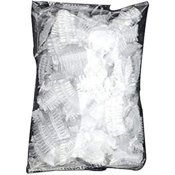 100Pcs Earmuffs Clear Disposable Ear Caps Ear Protector Covers Hair Dye Shield Protector