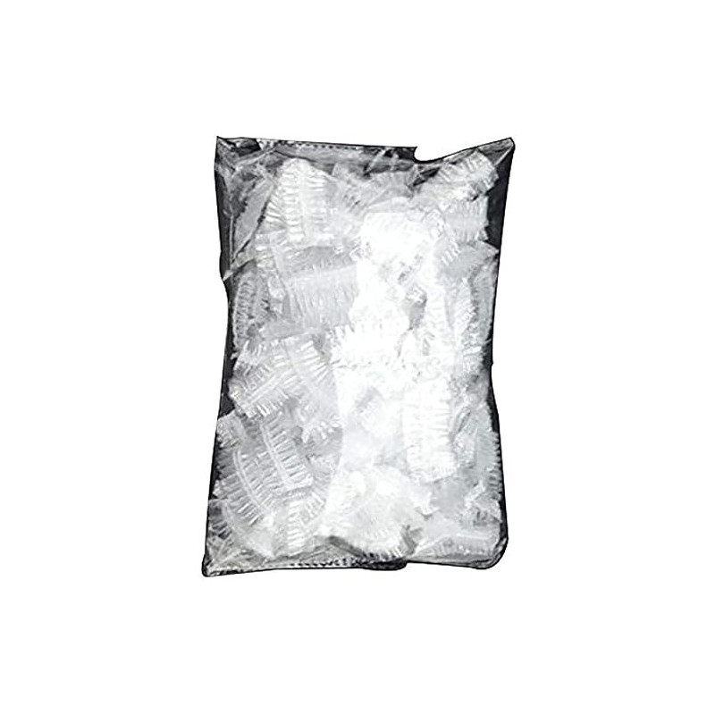 100Pcs Earmuffs Clear Disposable Ear Caps Ear Protector Covers Hair Dye Shield Protector