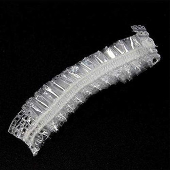 100Pcs Earmuffs Clear Disposable Ear Caps Ear Protector Covers Hair Dye Shield Protector