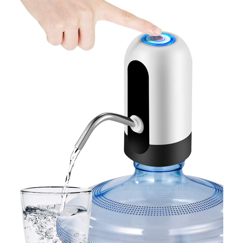 Joyhill Water Jug Pump, Electric Bottle Usb Charging Automatic Drinking Pump For Universal 3-5 Gallon Bottle, Portable Dispenser Camping