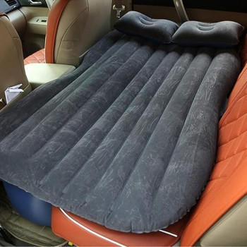 Wellingtonae Large Size Durable Car Back Seat Cover Car Air Mattress Travel Bed Moisture-Proof Inflatable Mattress Air Bed For Car Interior