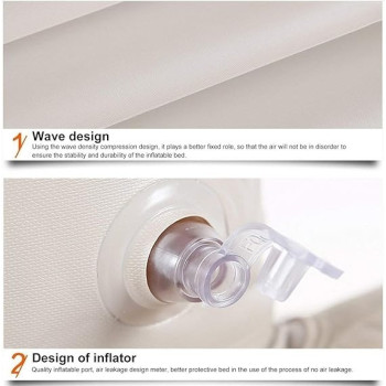 Wellingtonae Large Size Durable Car Back Seat Cover Car Air Mattress Travel Bed Moisture-Proof Inflatable Mattress Air Bed For Car Interior