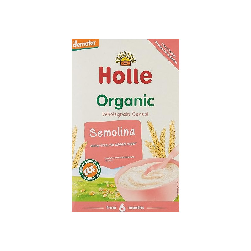 Holle Organic Semolina Porridge For Babies And Toddlers, 250G