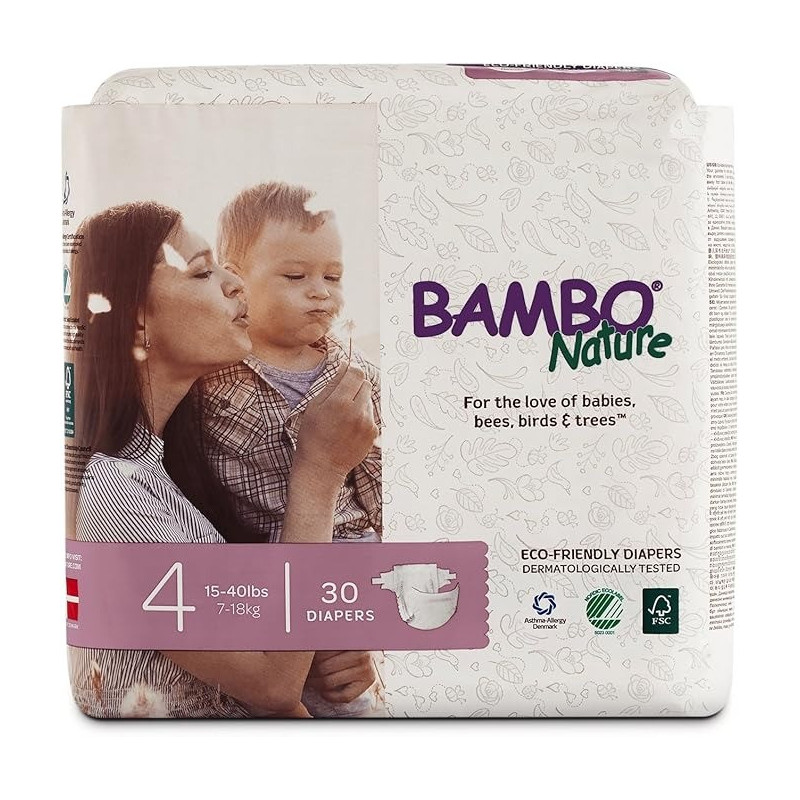 Bambo Nature Dream Diaper Maxi 4/7 Absorbency And Comfort, 18Kg