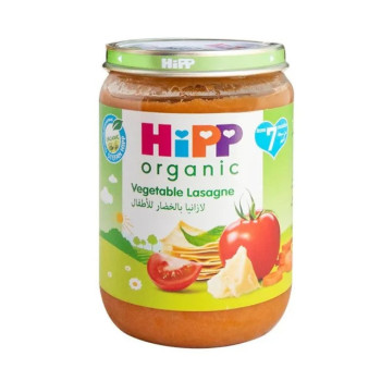 Hipp Organic Vegetable Lasagne Enriched With Essential Vitamins, Minerals And Dietary Fiber, 190Gm